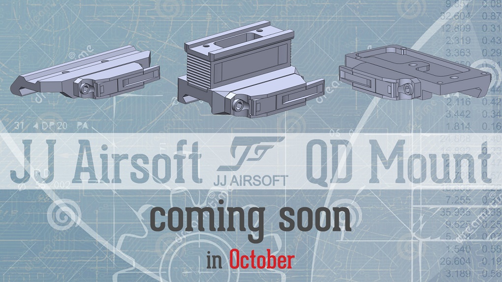 JJ Airsoft QD Mounts for SRS, T1, ACOG