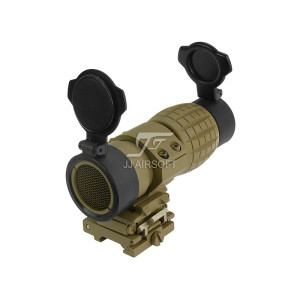 4x FXD Magnifier with Adjustable QD Mount and Killflash (Tan)