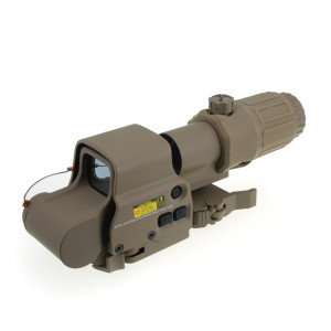 Prime Optic Sight Combo with G33 3x Magnifier and XPS 3-2 Red / Green Dot, QD mount (Tan)
