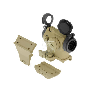 TR02 Red Dot with Killflash, Low Mount, QD Riser Mount and 45° Offset Mount (Tan)