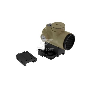 MRO Red Dot Sight with Killflash, Low Mount and Riser Mount (Tan)