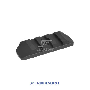 3-Slot KeyMod Rail (Black)