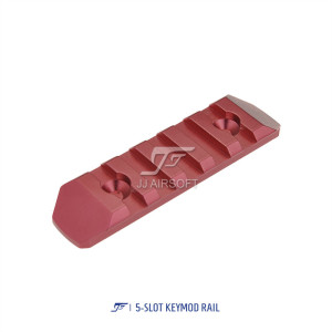 5-Slot KeyMod Rail (Red)