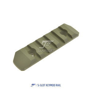 5-Slot KeyMod Rail (Tan)