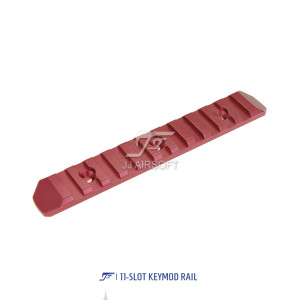 11-Slot KeyMod Rail (Red)