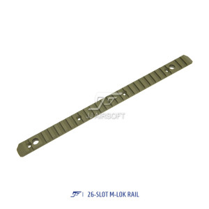 26-Slot M-LOK Full Side Rail (Tan)