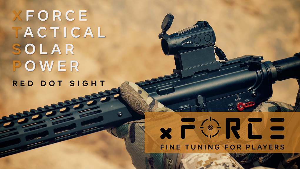 xFORCE Solar Power Red Dot Sight available out now