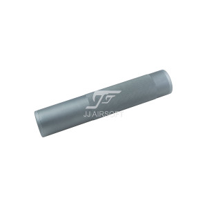 JJ Airsoft Silencer, 14mm CW and CCW Thread (Grey)