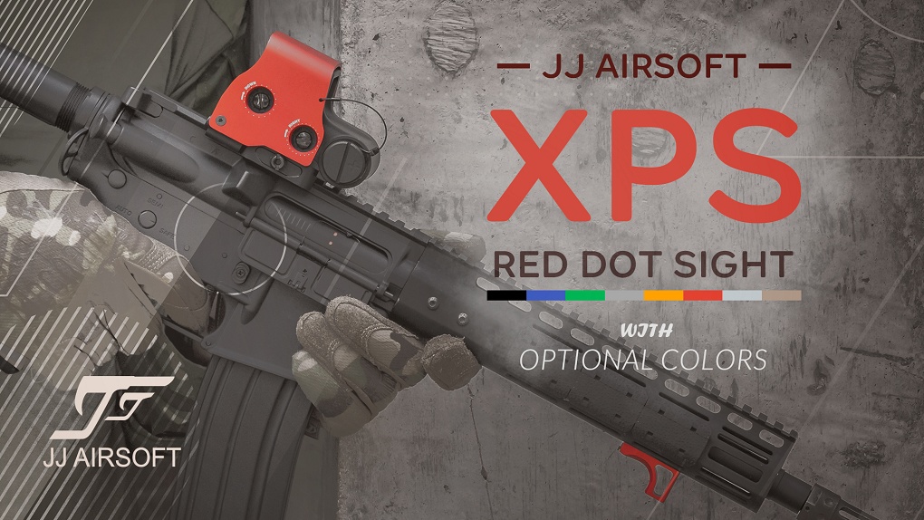 Colorful XPS Red Dot Sight by JJ Airsoft, JA-5063-RE